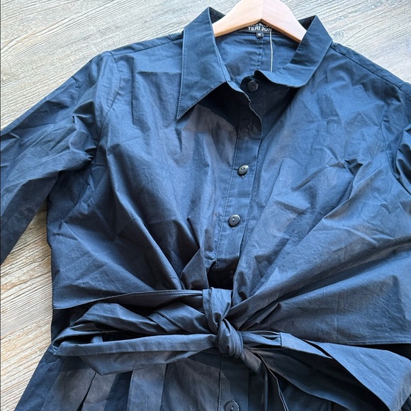 Rickie Freeman for Teri Jon Dresses & Skirts - Teri Jon NWT Navy Sleeved Dress Wrap and Tie Classic and Amazing! Size 16